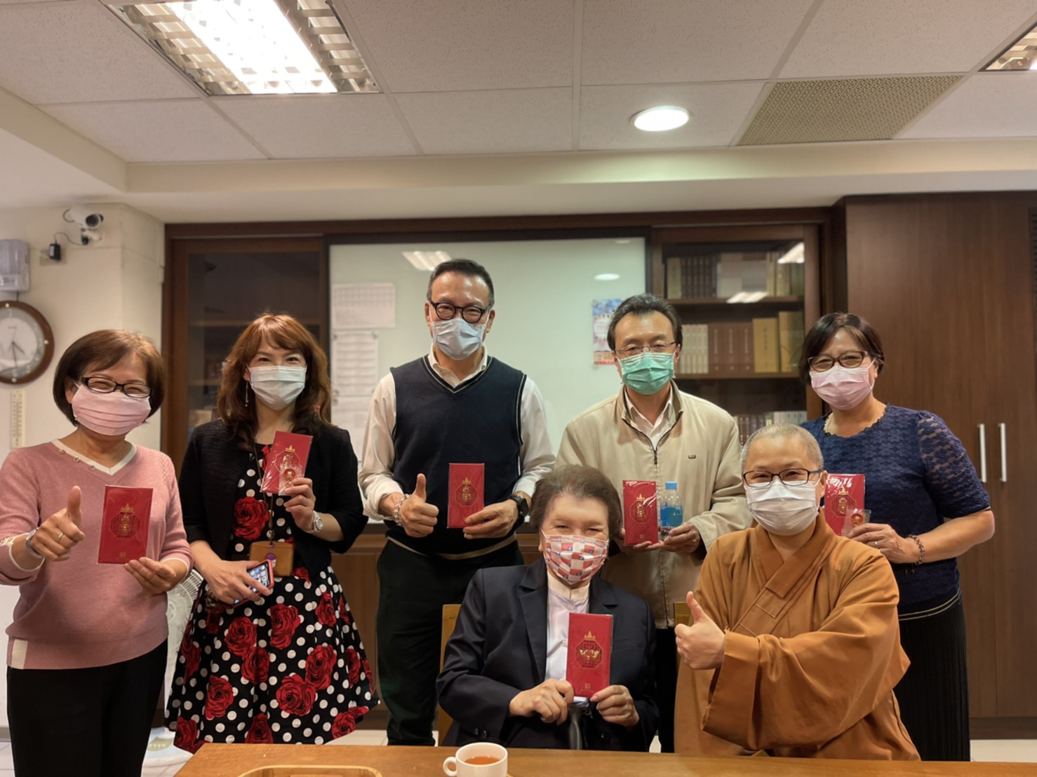 1100202-佛光山鳳山講堂住持覺海法師親自接見榮譽董事長