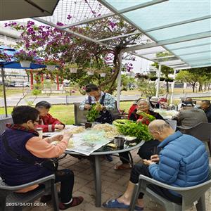 長輩開心揀菜